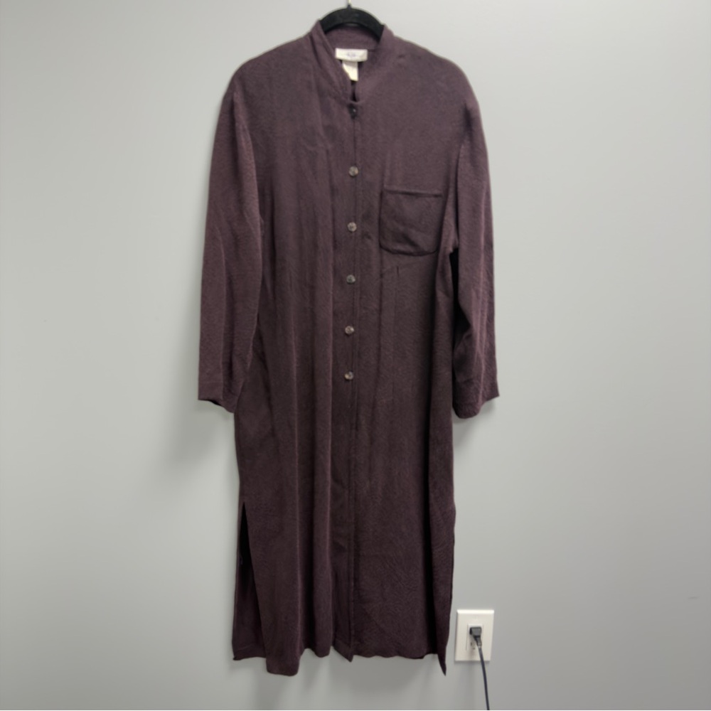 Vintage Caldo USA by Connie Bemberg Long Duster Jacket Dress Made USA Medium